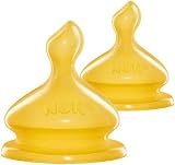 NUK First Choice+ Latex Teats 6-18 Months Large Feed Hole 2 Count view 5