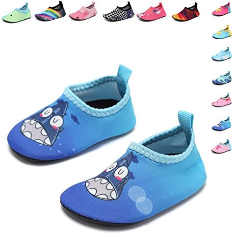 DREAM KIDS Swimming Water Shoes Boys&amp;Girls Aqua Barefoot Quick-Dry Sock for Beach Pool Surfing Yoga(Toddler,Little Kid)