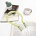 TSINGREE LED Neck Book Light, Reading Light, USB-C Rechargeable, Hands Free, 4 Super Bright LED Bulbs, 3 Adjustable Brightness, Best for Reading in Bed, Knitting, Walking, Jogging, Mending (Green)