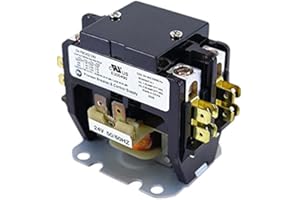 YuCo CN-PBC402-24 DEFINITE PURPOSE CONTACTOR 40A 2P 24V 40 FLA 50 RES FITS DP40C2P-F AC & HEATING CONTACTOR AIR CONDITIONING CONTACTOR HVAC CONTACTOR