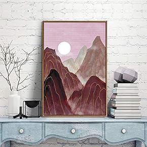Framed Canvas Wall Art for Living Room, Bedroom City and Landscape Canvas Prints for Modern Home Decoration Ready to Hang - 16"x24" inches