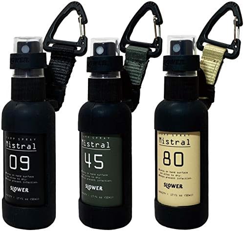 Joknet スプレーボトル Slower スロウワ 50ml アルコール対応 遮光 おしゃれ 容器 ボトル 霧吹き 3本アソート F