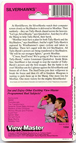 ViewMaster - Silverhawks - 3 reels on card - 21 3D images - NEW