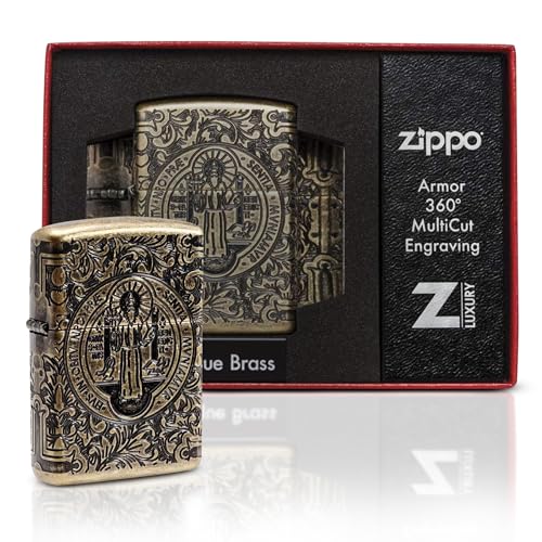 Zippo St Benedict Design Pocket Lighter