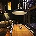 Smart & Green Lighting, Industrial Metal Pendant Light, Antique Style Lampshades Fit for Edison Bulb, Kitchen Light Fixtures,Black, 1 Pack