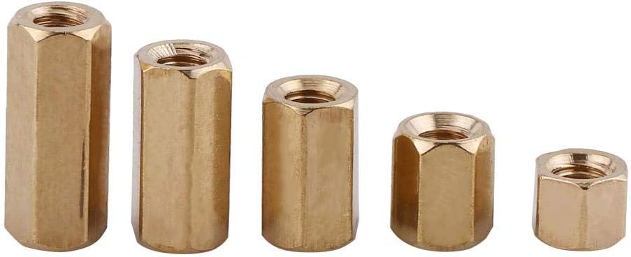 Akozon Standoffs 300pcs M3 Brass Standoffs Hex Male-Female & Female-Female Different Sizes Stand-Off DIY Set for Motherboard - Image 5
