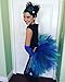 Peacock Feather Headband,Fascigirl Boho Peacock Feather Hair Clip Bridal Headpiece Women Peacock Headwear Exaggerated Hair Accessories for Halloween Party