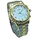 VSONEU English Talking Watch with Alarm Stainless Steel Band