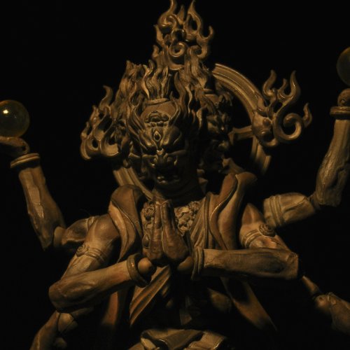 Kaiyodo Takeya Revoltech Action Figure: #003 Ashura Wooden Version