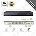 Samsung Wisenet SDH-C85100-16 16 Channel 4MP Super HD DVR Video Security System with 2TB Hard Drive and 16 4MP Weather Resistant Bullet Cameras (SDC-89440BF)