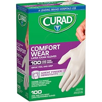 Amazon.com: Disposable Latex Gloves, Powder Free Size