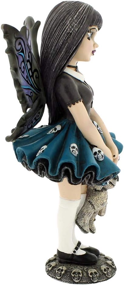 Nemesis Now Noire Fairy Figurine, Black, 14cm, Resin - Image 5