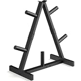Weight Plate Rack, Weight Tree, Home Gym Storage Stand, Holds 300 lbs