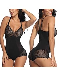 SELUXU damaes sin costuras Firme Control Fajas Adelgazar Encaje Bodysuti Body Shaper