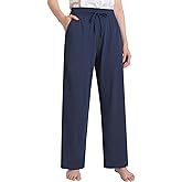 Latuza Women's High Waisted Lounge Pants Petite Length Wide Leg