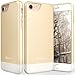 Vena iPhone SE 2020 / iPhone 8 7 Case, iSlide (Two-Tone, Dock-Friendly) Slim Fit Hard Case Cover Compatible with Apple iPhone SE2 8 7 (4.7-inch) - Champagne Gold/White