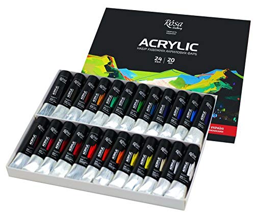 Acrylic Paint Set Professional Gallery, Several Sets Available with 20 ml (24)