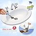 DRAIN EAZI TasiHome Best Hygienic Disposable Hair Catcher and in-Drain Hair Collector for All Showers, Baths, Basins 8 Pack