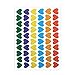 Eagle Mini Heart Stickers Valu-Pak, Multi Color, 900 Stickers Per Pack