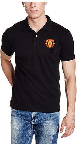 Buy Unofficial Casual Wear Manchester United White And Black Polo T Shirt At Amazon In
