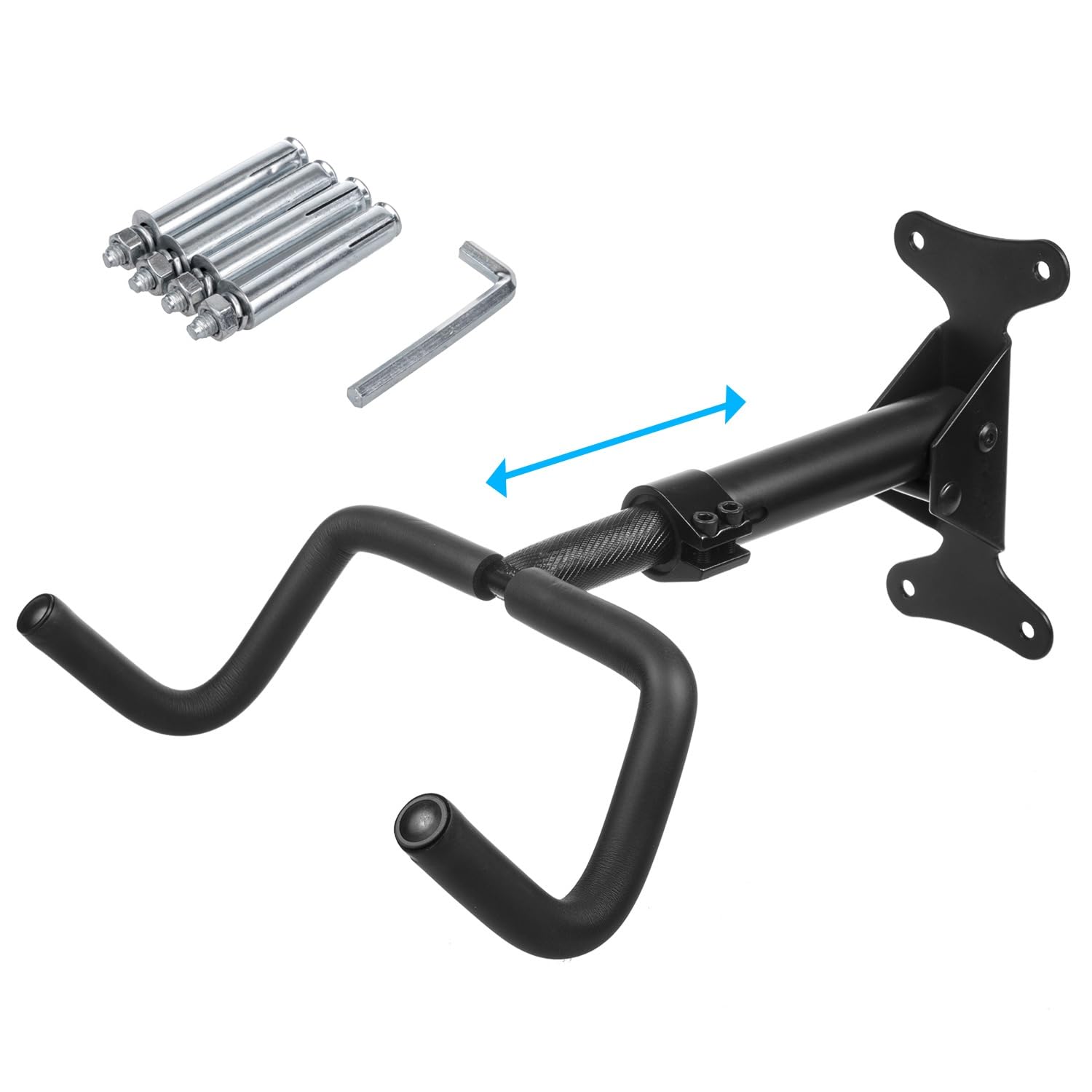 Maclean Bicycle Bike Stand Wall Mount Holder Garage Steel Storage Hook Adjustable 30kg