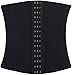 La Reve Women's Waist Cincher | Weight Loss Bustier and Corset | Slimming Girdle, Black, Large