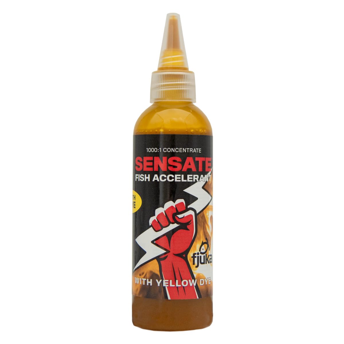 Fjuka Sensate Fish Accelerant Bait Dye 100ml (Yellow) — image 1