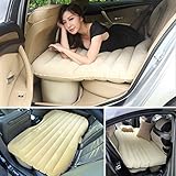 Heavy Duty Multi-functional Car SUV Inflatable Air Mattress Bed Back Seat Cushion With 2 Pillows and Pump For Travel Camping Beach Rest Tour Trip Park Lawn Picnic