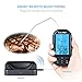 RISEPRO Wireless Grill Thermometer with Upgraded Oven-proved Probe, 572°F Heat Resistance, for Meat/Chicken/Pork/BBQ ET2515-BK