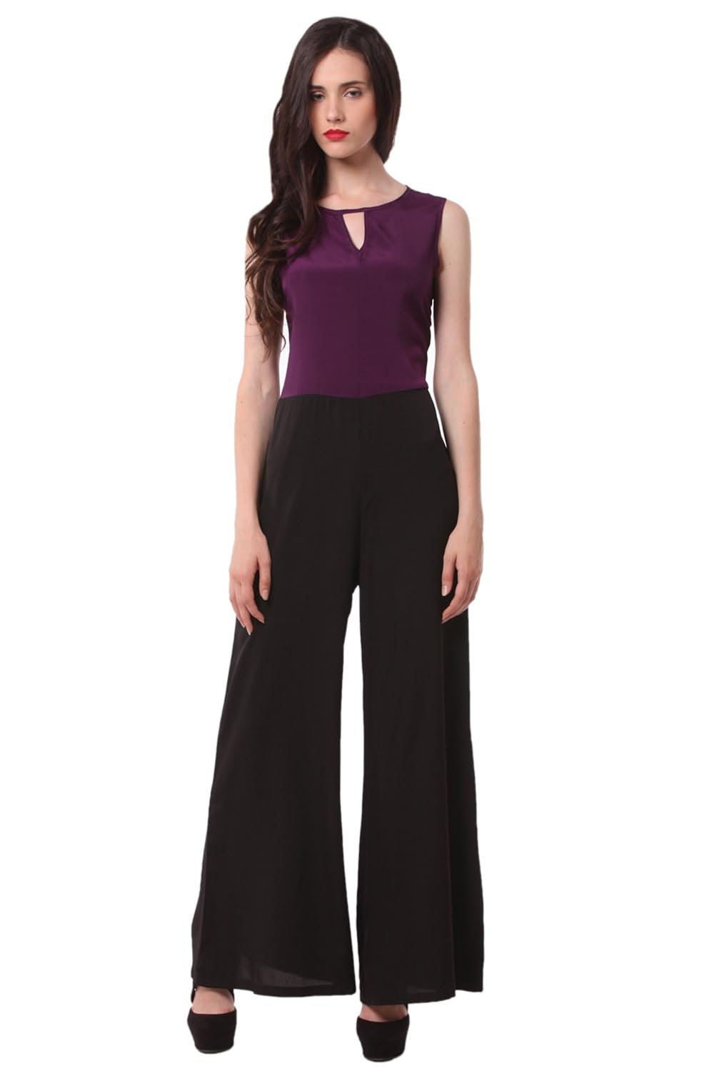 eyelet printed women's jumpsuit