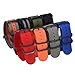Randon Watch Bands NATO Straps 1.5mm Thickness Quality Heavy Duty Ballistic Nylon Strap with Black Stainless Steel Buckle (Black, 22mm)