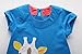 Fiream Girls Cotton Cartoon Patch Shortsleeve Dress(6684TZ,3T)