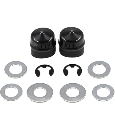 thumbnail interactive-video image 1 of 4-Pack Wheel Axle Caps – Fits Husqvarna Riding Mowers – Replaces 104757, 532104757 1 of 2