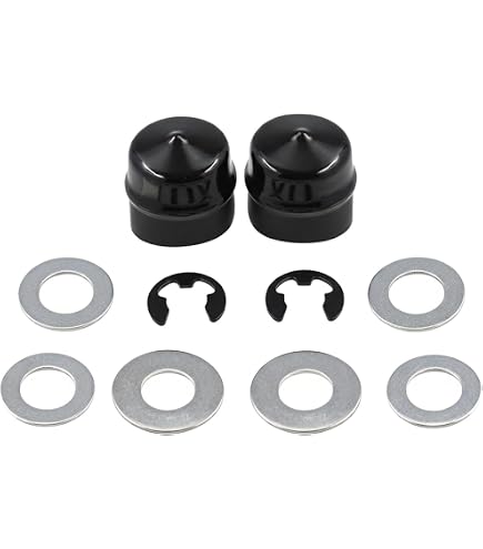 4-Pack Wheel Axle Caps – Fits Husqvarna Riding Mowers – Replaces 104757, 532104757