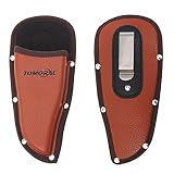 TOMORAL Pruner Holster Pruning Shears Hanging Pouch PU Leather Pliers Pruner Holder for Hand Pruner, Garden Shears,Clippers