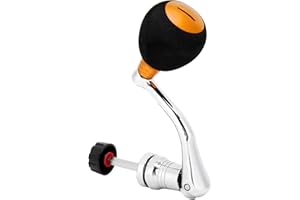 Ejoyous Fishing Reel Handle Replacement, Reel Replacement Power Handle, Metal Hex Trunk Rocker Arm Grip, Fishing Spin Reel Handle Grip Power Handle Reel Accessory