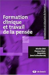 Formation clinique et travail de la pensée