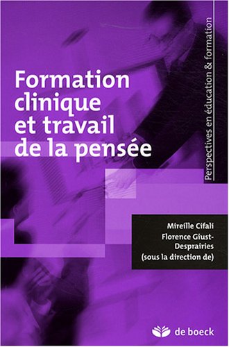 Formation clinique et travail de la pensée