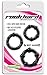 Waterproof Silicone Delay Control Cockrings Penis Ring 3Pcs and Free Sample Lube