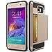 Note 5 Case, TekSonic Samsung Galaxy Note 5 Case (Gold) [Card Slide Slot][Drop Protection][Heavy Duty][Wallet] Full Cover Protection Tough Case for Samsung Galaxy Note 5 (Golden)