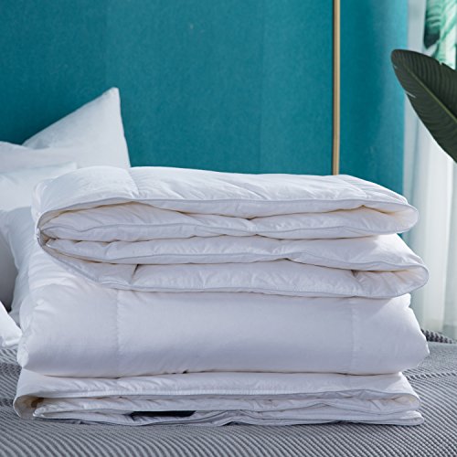 Globon Lavender Scented White Down Comforter Queen Size 90 Inch