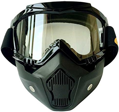 SSXY UV400 Fog-Proof Windproof UV Protection Riding Goggles Glasses Removable Face Mask Ski Goggles