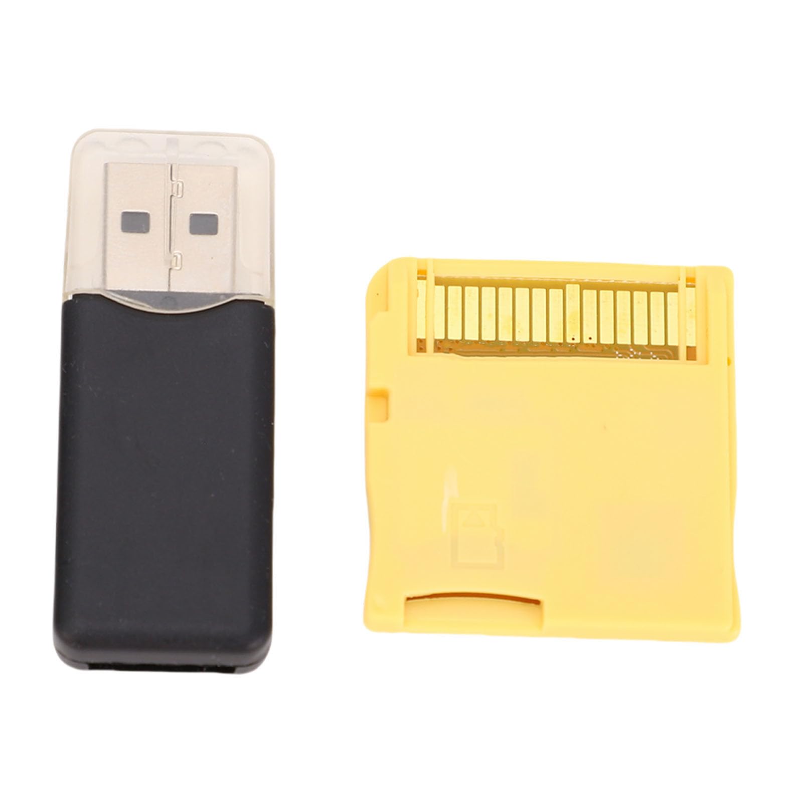 EBTOOLS 2025 R4 Video Games Memory Card, ASIC Chip, Flash Memory Card with Reader, Customizable Interface, for, XL, 2DS, 3DS, 3DS XL, New 3DS, New 3DS XL,2DS XL (Gold)