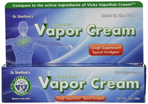 Dr. sheffield s greaseless vapor cream cough suppressan…