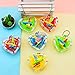 Mini Maze Ball, 4 PCS Puzzle Education Toy Stereoscopic Labyrinth Ball Addictive Maze Ball