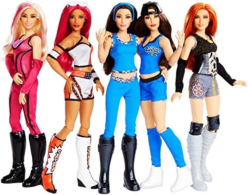 wwe fashion dolls 5 pack
