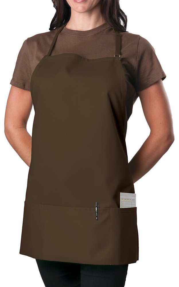 KNG Coffee Adjustable Bib Apron - 3 Pocket