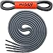 Miscly Round Shoe laces [3 Pairs] for Shoes, Sneakers & Boots (36