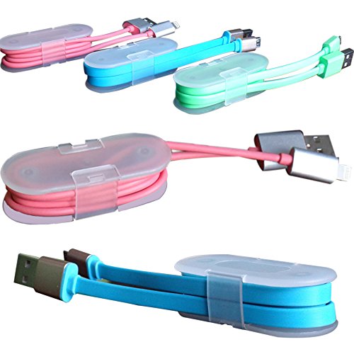 Cable Winder for Short Charging Cable Earphone Headphone Cable Management USB Data Cord Organizer [10 Pack] - Thumbnail 7