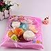 Geyou New 5pcs Medium Mini Soft Squishy Bread Toys Key (B)